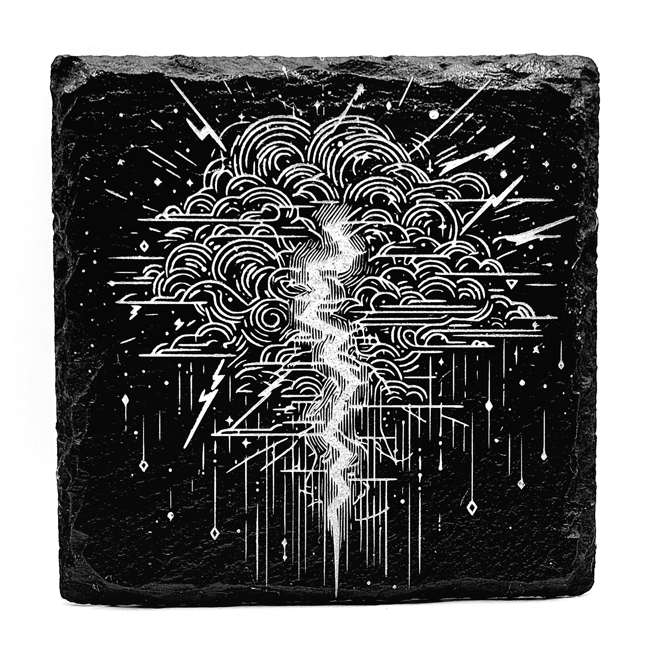 Engraved Tile - Custom ceramic engraving